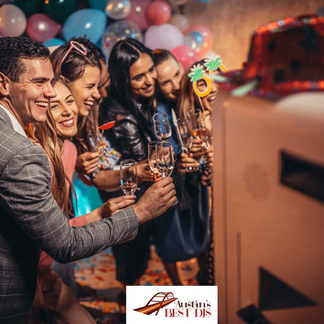 guests at photo booth